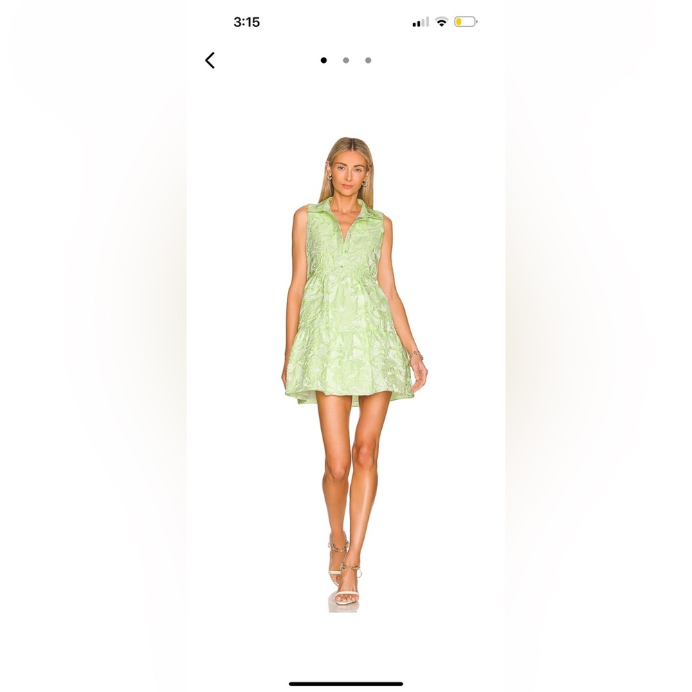 Amanda Uprichard PIERRE DRESS in Cucumber Green size M